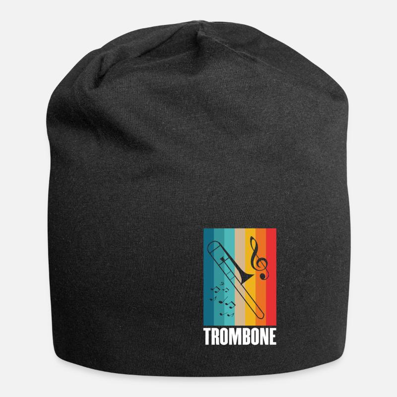 trombone - Bonnet en jersey - noir
