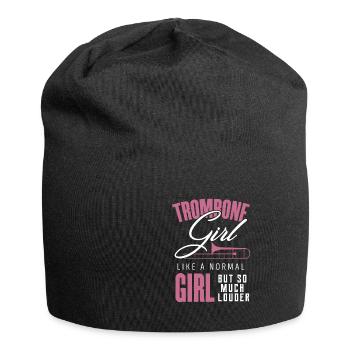Posaune - Jersey-Beanie - Schwarz - Vorne