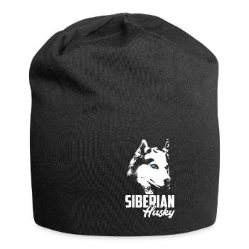 Husky - Jersey-Beanie - Schwarz - Vorne