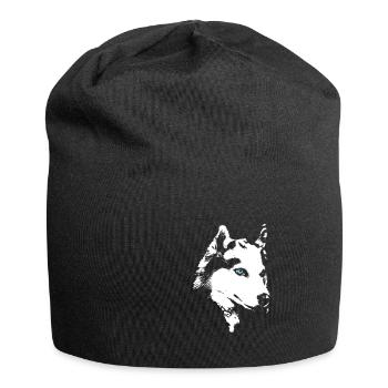 Husky - Jersey-Beanie - Schwarz - Vorne