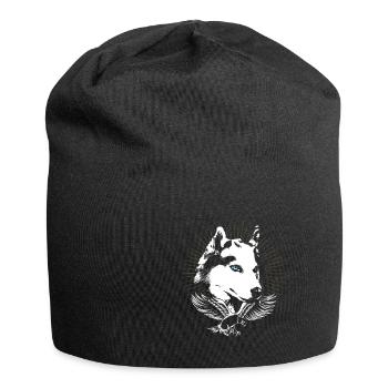 Husky - Jersey-Beanie - Schwarz - Vorne
