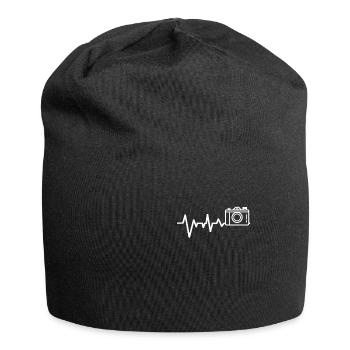 Foto Fotograf Lustig Geschenk - Jersey-Beanie - Schwarz - Vorne