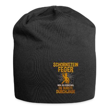 Schornsteinfeger - Jersey-Beanie - Schwarz - Vorne