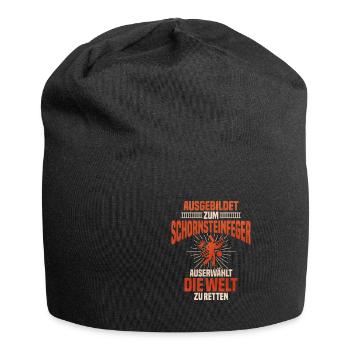 Schornsteinfeger - Jersey-Beanie - Schwarz - Vorne