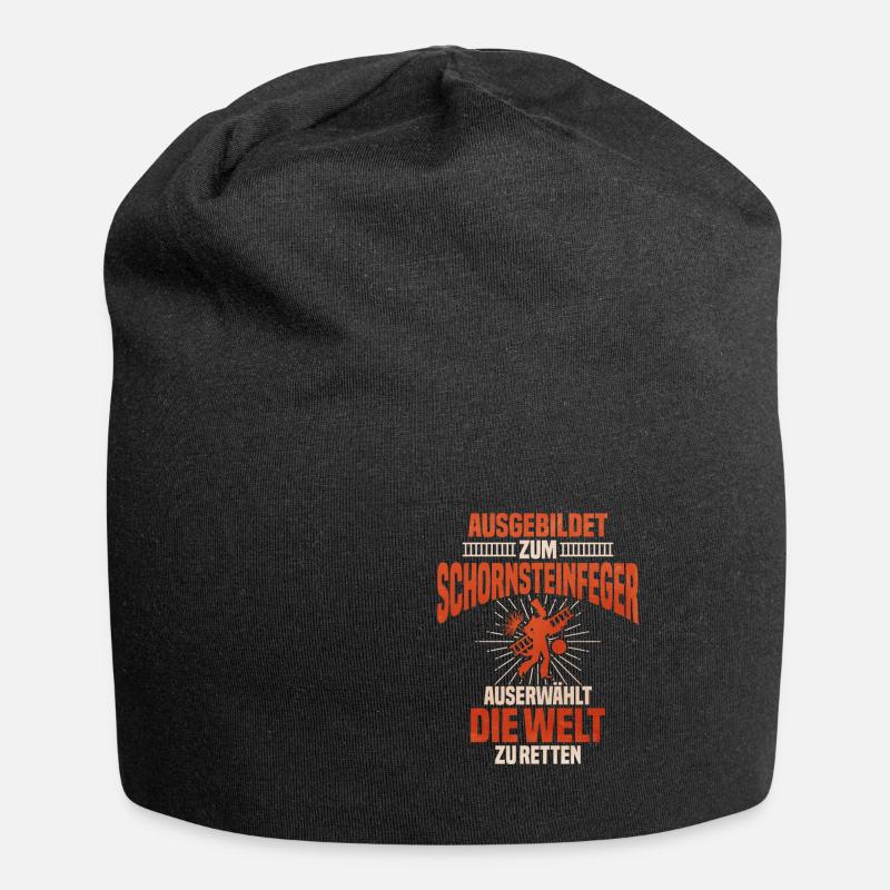 Schornsteinfeger - Jersey-Beanie - Schwarz