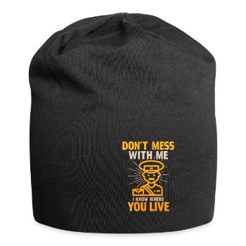 post man - Jersey Beanie - black - Front