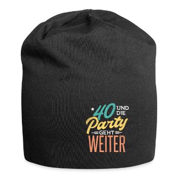 40th Birthday - Jersey Beanie - black - Front