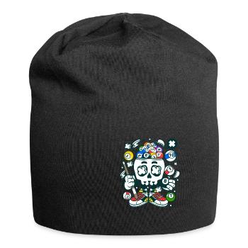Billard - Jersey-Beanie - Schwarz - Vorne