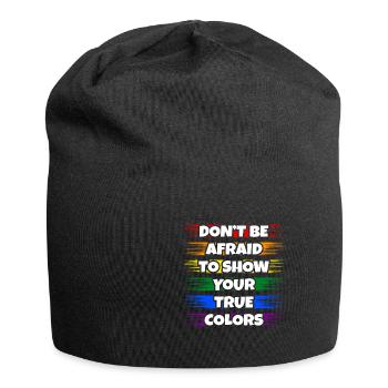 Lgbt - Jersey-Beanie - Schwarz - Vorne