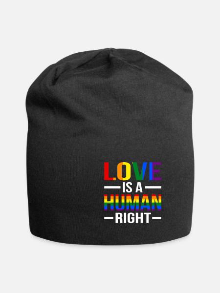 Lgbt - Jersey-Beanie - Schwarz