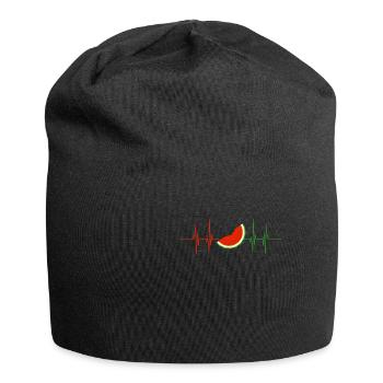 watermelon - Jersey Beanie - black - Front