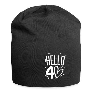 40th birthday - Jersey Beanie - black - Front