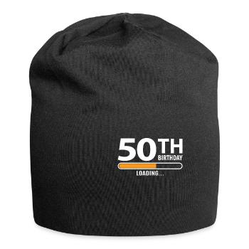 50th birthday - Jersey Beanie - black - Front