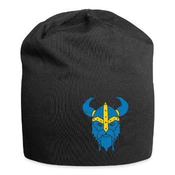 Schweden - Jersey-Beanie - Schwarz - Vorne