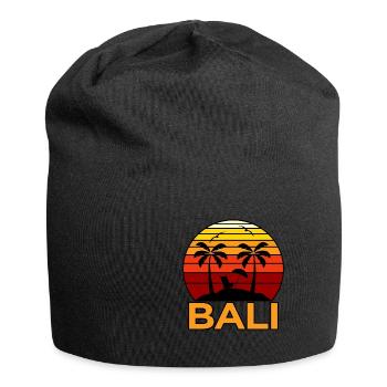 Bali - Jersey-Beanie - Schwarz - Vorne