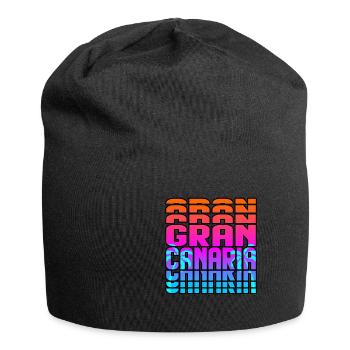Gran Canaria - Jersey Beanie - black - Front