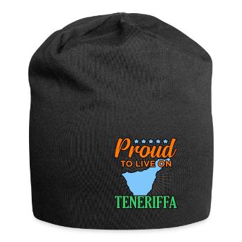 Teneriffa - Jersey-Beanie - Schwarz - Vorne