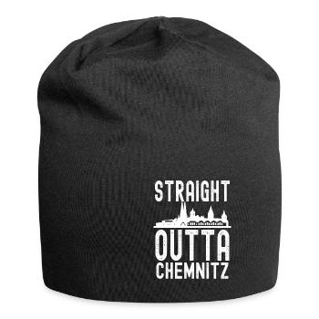 Chemnitz - Jersey-Beanie - Schwarz - Vorne