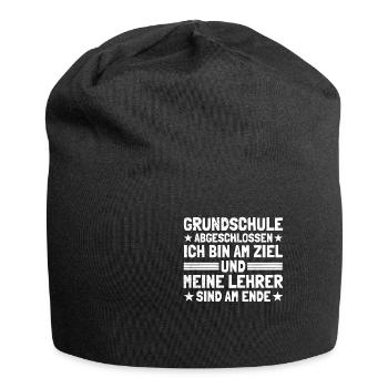 Grundschulabgänger Grundschule Absolvent - Jersey-Beanie - Schwarz - Vorne