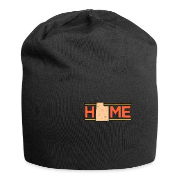 Cadeau de maison dans l’Utah - Bonnet en jersey - noir - Devant