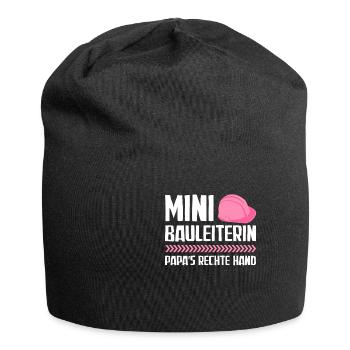 Bauleiterin Tochter Richtfest Hausbau - Jersey-Beanie - Schwarz - Vorne
