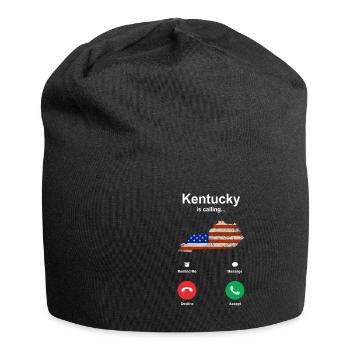 Erkundung Von Kentucky Gift - Jersey-Beanie - Schwarz - Vorne