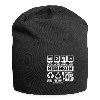 Chirurg - Jersey-Beanie - Schwarz - Vorne