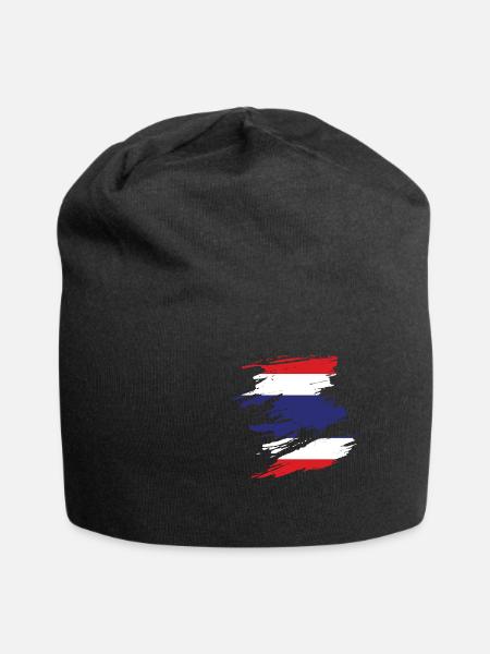 Thailand - Jersey-Beanie - Schwarz