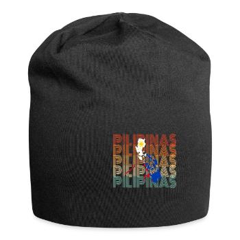 Cadeau aux résidents des Philippines - Bonnet en jersey - noir - Devant