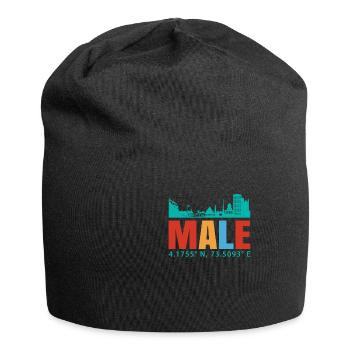 Male Maldives - Jersey Beanie - black - Front