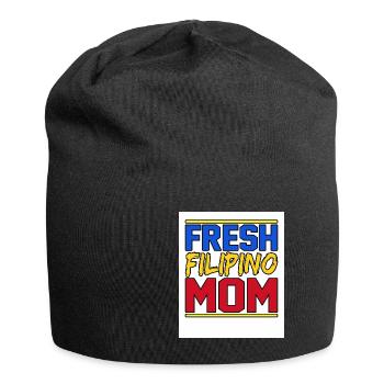 Philippinen - Jersey-Beanie - Schwarz - Vorne