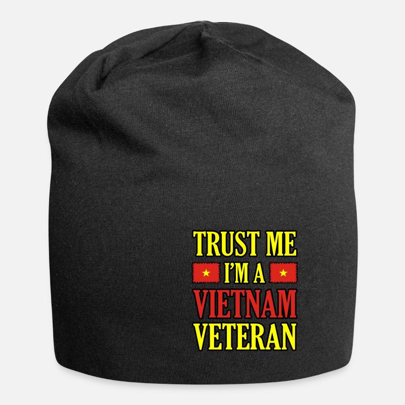 Vietnam - Jersey-Beanie - Schwarz