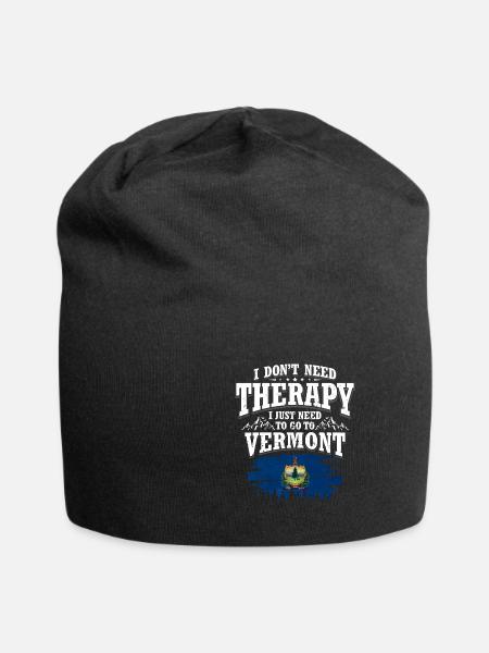 Vermont - Jersey-Beanie - Schwarz