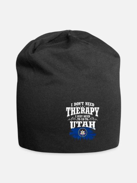 Utah - Bonnet en jersey - noir