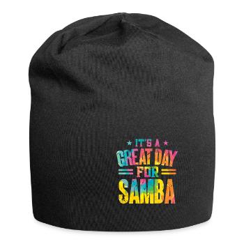 Samba - Jersey-Beanie - Schwarz - Vorne