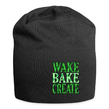 Cannabis - Bonnet en jersey - noir - Devant
