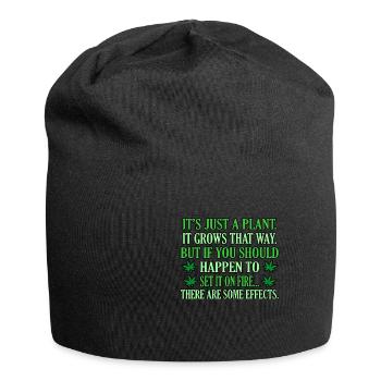 Cannabis - Bonnet en jersey - noir - Devant