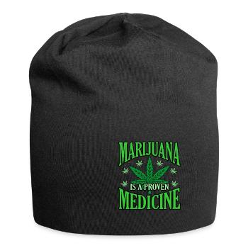 Cannabis - Bonnet en jersey - noir - Devant