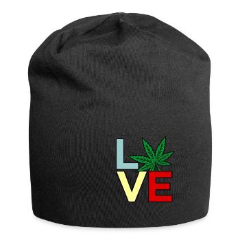 Cannabis - Bonnet en jersey - noir - Devant