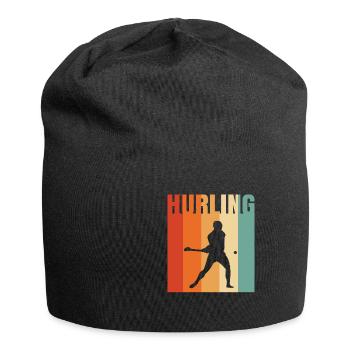 Schleudern - Jersey-Beanie - Schwarz - Vorne