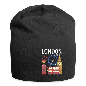 Londres - Bonnet en jersey - noir - Devant