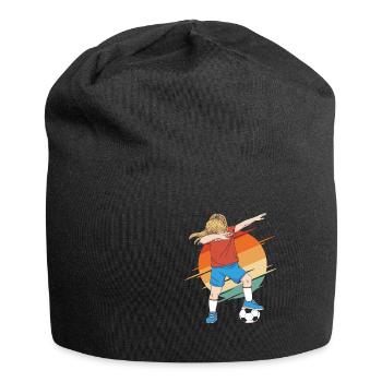 Frauenfußball - Jersey-Beanie - Schwarz - Vorne