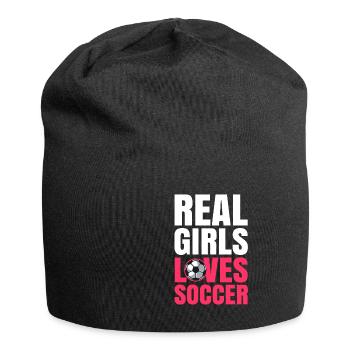 Frauenfußball - Jersey-Beanie - Schwarz - Vorne