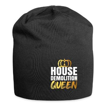 Cadeau de rénovation de destruction de maison - Bonnet en jersey - noir - Devant