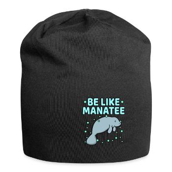 Seekuh - Jersey-Beanie - Schwarz - Vorne