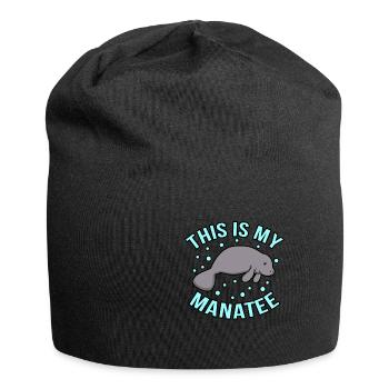 Seekuh - Jersey-Beanie - Schwarz - Vorne