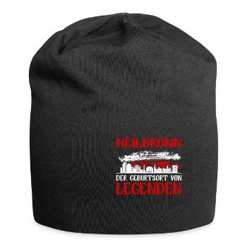Heilbronn Der Geburtsort Von Legenden - Jersey-Beanie - Schwarz - Vorne