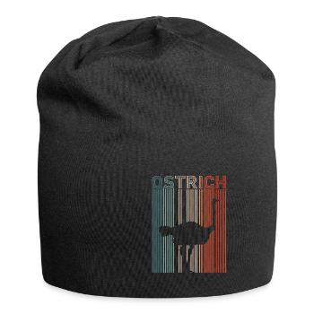 Autruche - Bonnet en jersey - noir - Devant