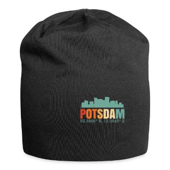 Potsdam Skyline - Jersey-Beanie - Schwarz - Vorne