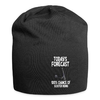 Scooter Scooter Scooter Gift - Jersey Beanie - black - Front